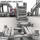Tabletop Terrain Building Mudifjord Walkways