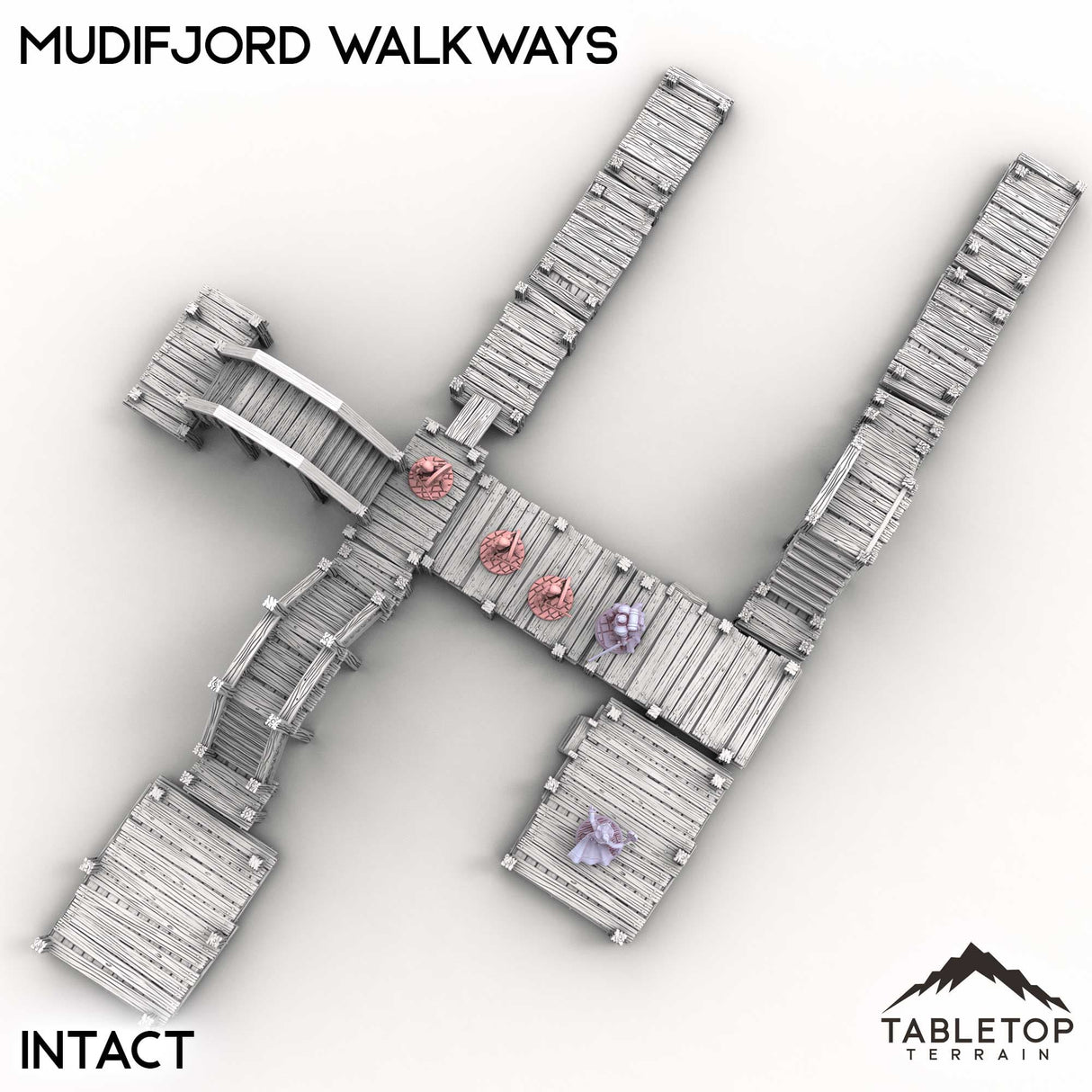 Tabletop Terrain Building Mudifjord Walkways