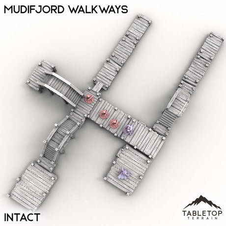 Tabletop Terrain Building Mudifjord Walkways