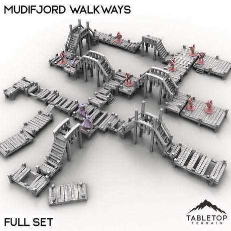 Tabletop Terrain Building Mudifjord Walkways
