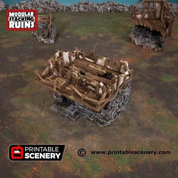Tabletop Terrain Building Murder Row - Fantasy Building