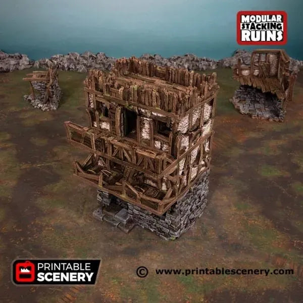Tabletop Terrain Building Murder Row - Fantasy Building