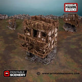 Tabletop Terrain Building Murder Row - Fantasy Building