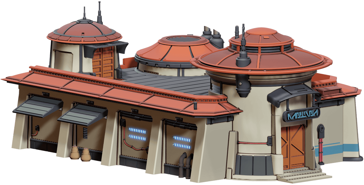 Tabletop Terrain Building Natoshoo's Cantina