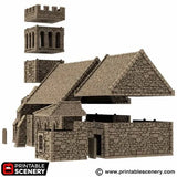 Tabletop Terrain Building Norman Church - Country & King - Fantasy Historical Building