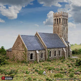 Tabletop Terrain Building Norman Church - Country & King - Fantasy Historical Building