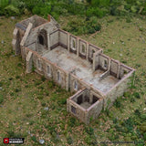 Tabletop Terrain Building Norman Church - Country & King - Fantasy Historical Building