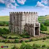 Tabletop Terrain Building Norman Square Keep - Country & King - Fantasy Historical Building