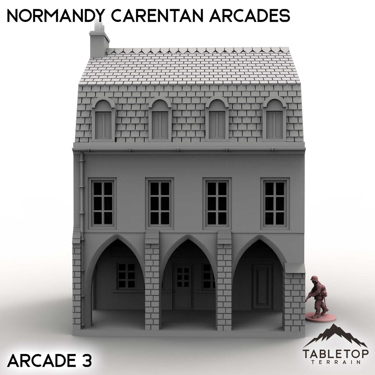 Tabletop Terrain Building Normandy Carentan Arcades
