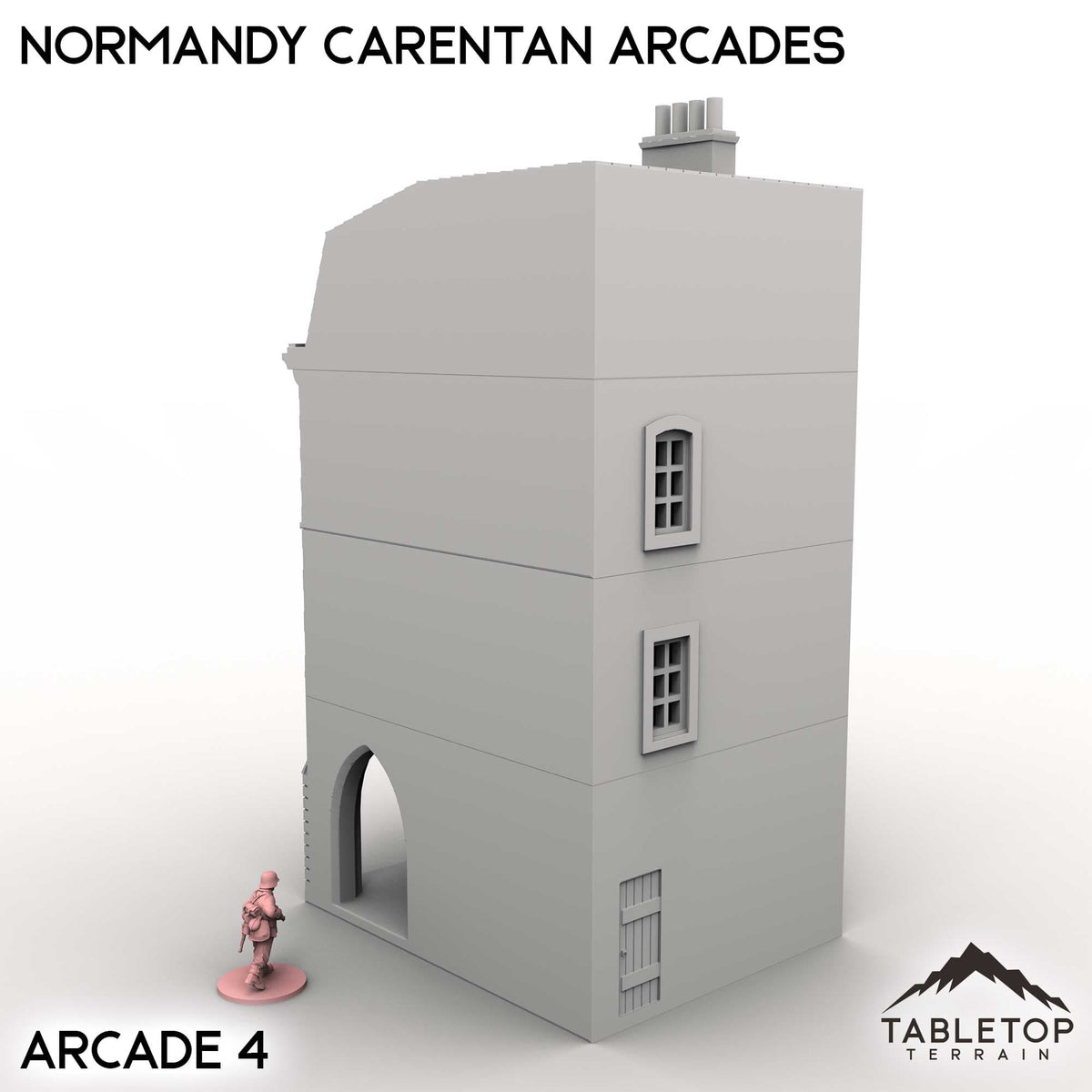 Tabletop Terrain Building Normandy Carentan Arcades