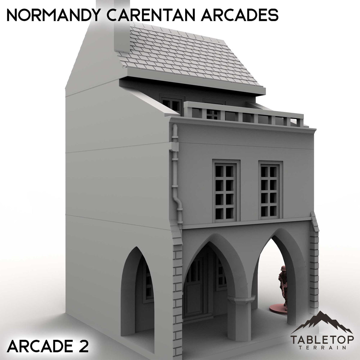 Tabletop Terrain Building Normandy Carentan Arcades