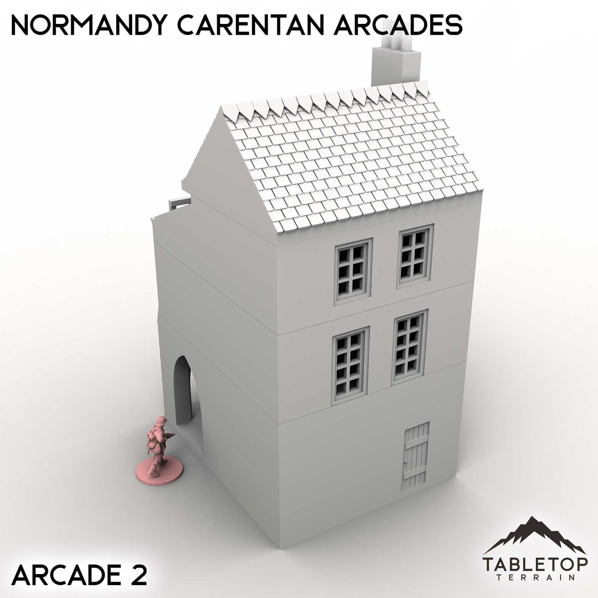 Tabletop Terrain Building Normandy Carentan Arcades