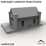 Tabletop Terrain Building Normandy Carentan Train Station