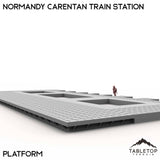 Tabletop Terrain Building Normandy Carentan Train Station