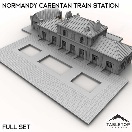 Tabletop Terrain Building Normandy Carentan Train Station