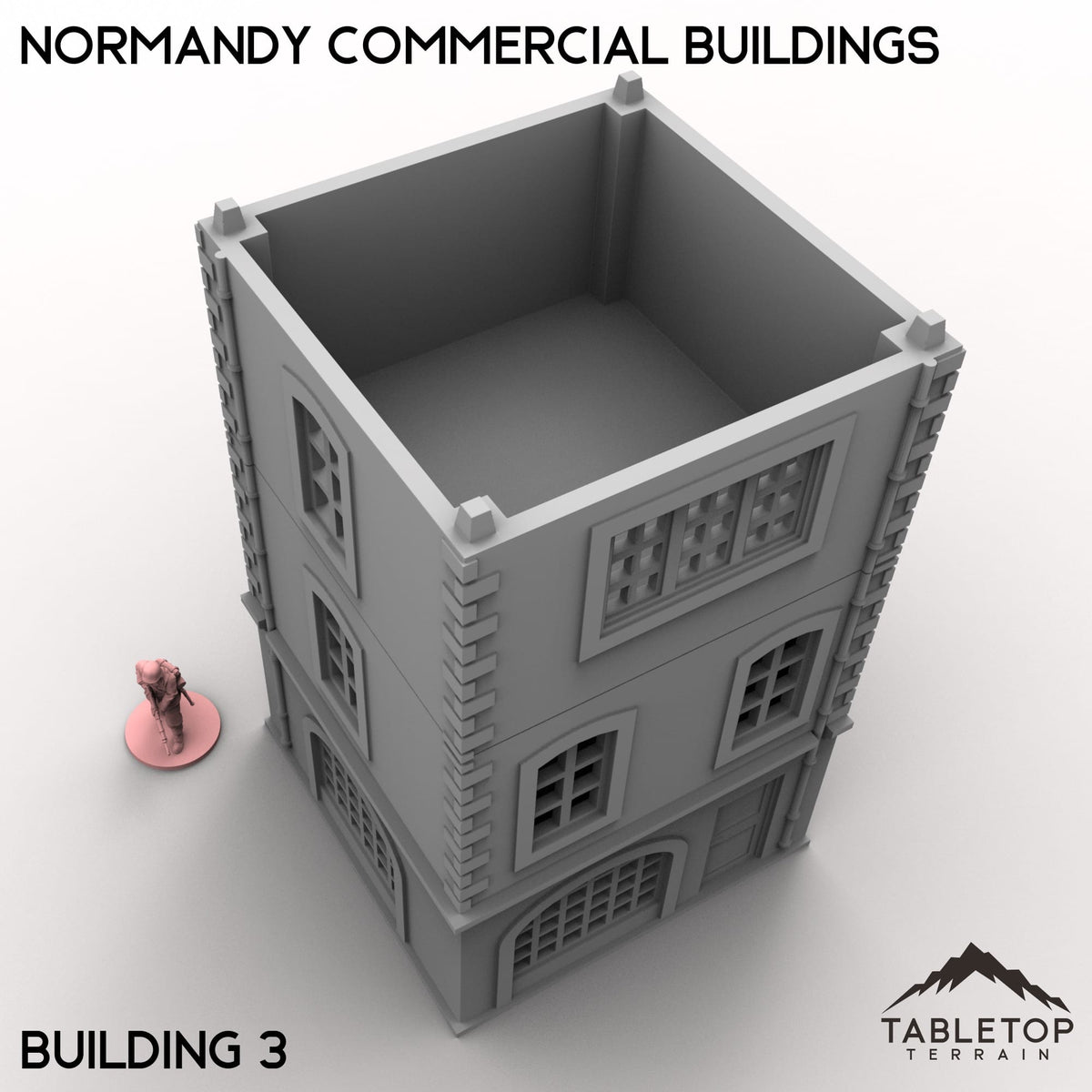 Tabletop Terrain Building Normandy Commercial Buildings