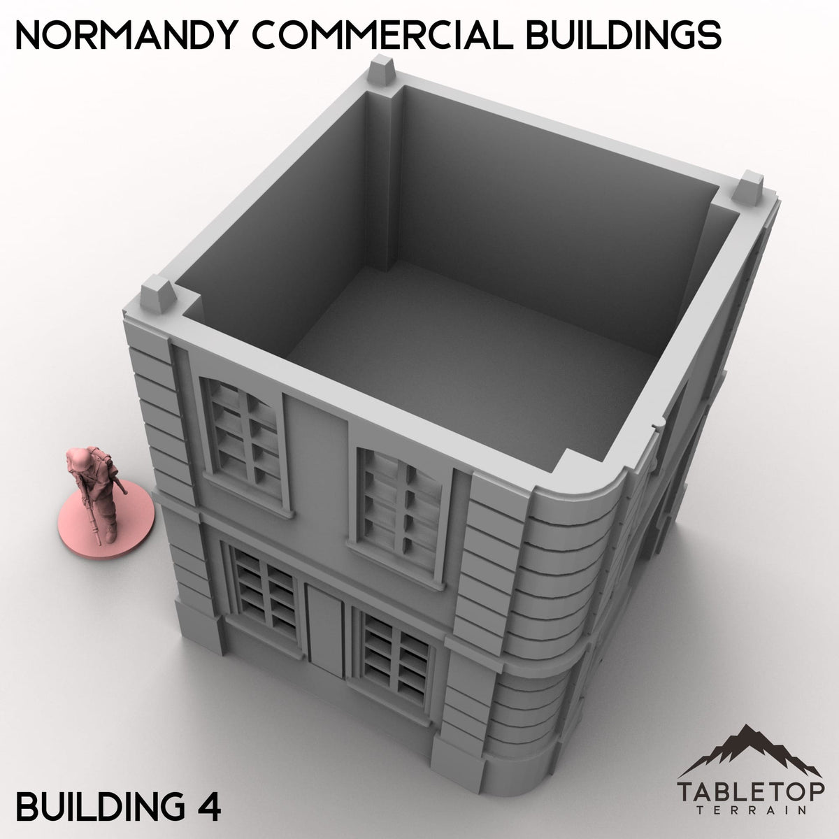 Tabletop Terrain Building Normandy Commercial Buildings