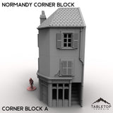Tabletop Terrain Building Normandy Corner Block