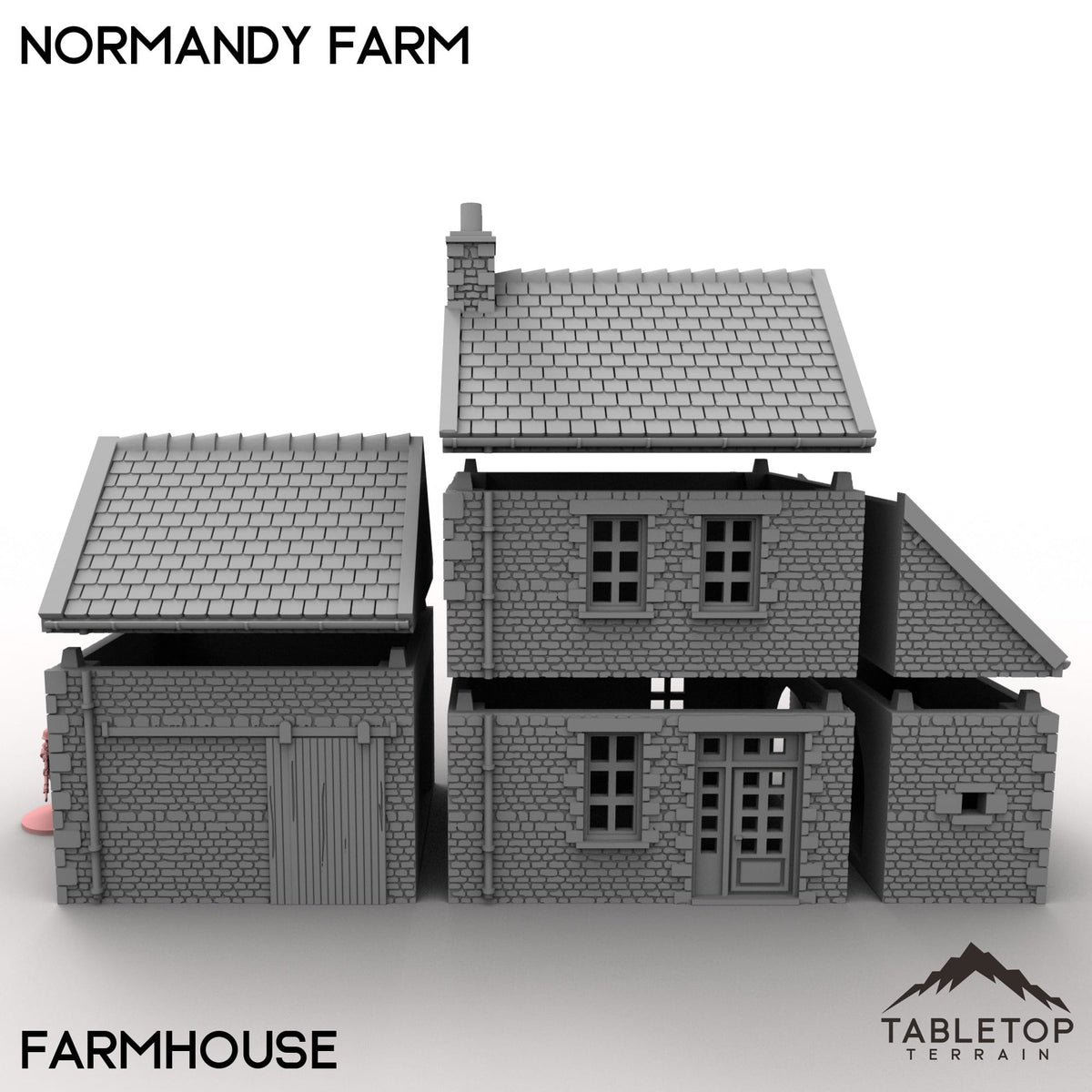 Tabletop Terrain Building Normandy Farm