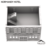 Tabletop Terrain Building Normandy Hotel - French Building