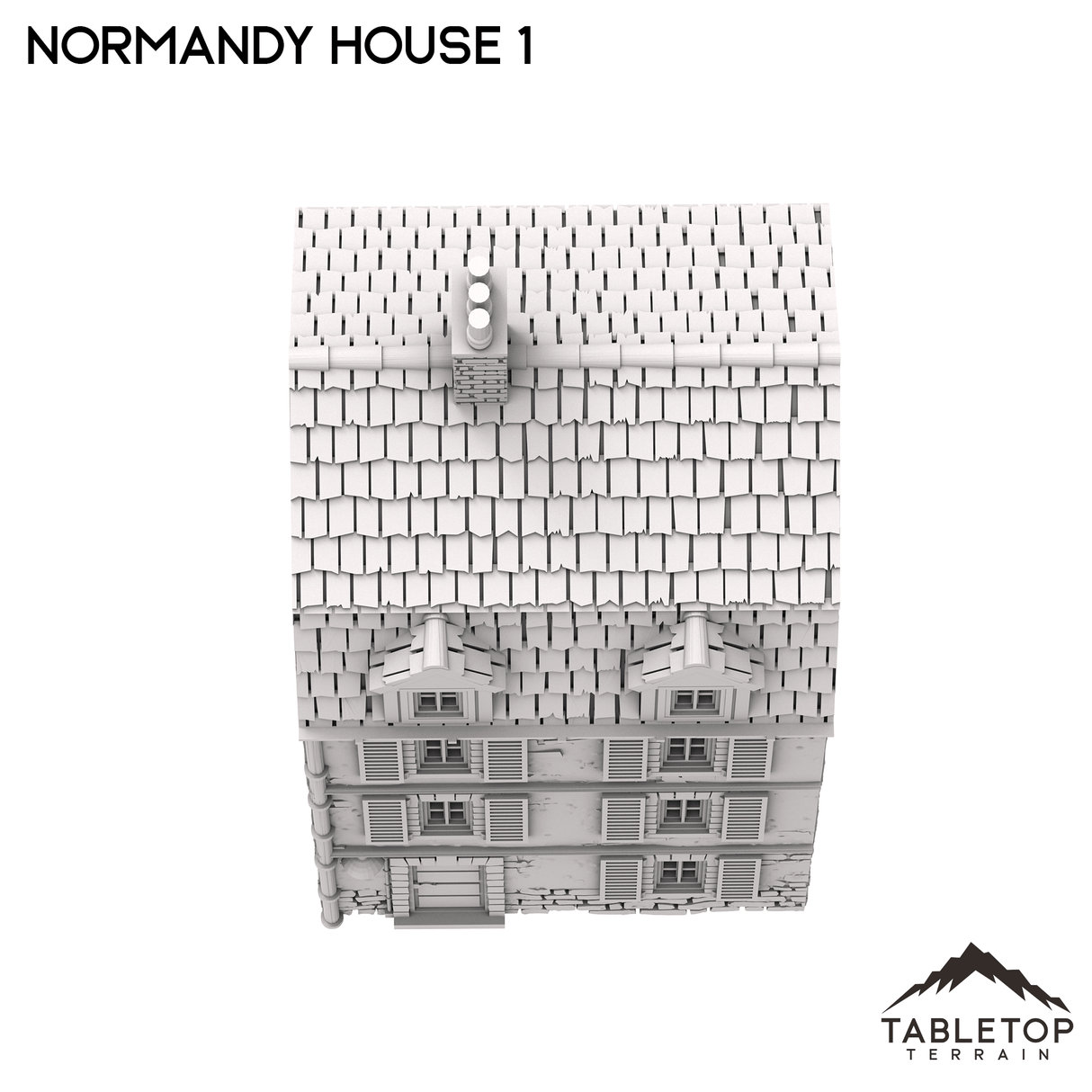 Tabletop Terrain Building Normandy House 1 - French Building