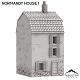 Tabletop Terrain Building Normandy House 1 - French Building