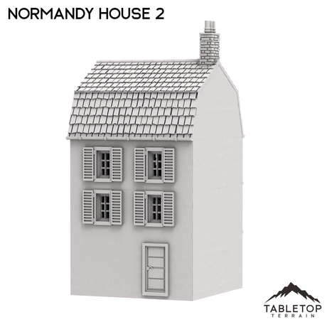 Tabletop Terrain Building Normandy House 2 - French Building