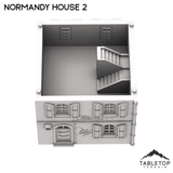 Tabletop Terrain Building Normandy House 2 - French Building