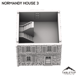 Tabletop Terrain Building Normandy House 3 - French Building