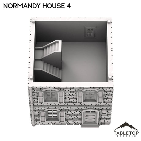 Tabletop Terrain Building Normandy House 4 - French Building