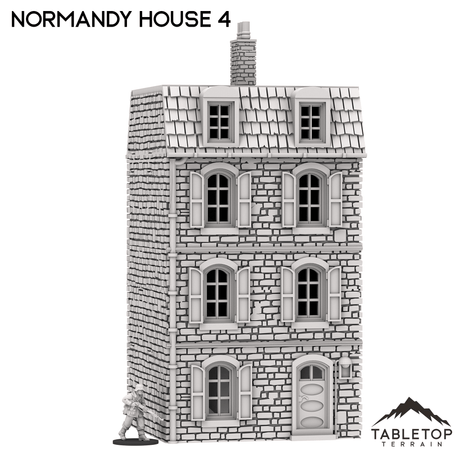 Tabletop Terrain Building Normandy House 4 - French Building