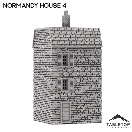 Tabletop Terrain Building Normandy House 4 - French Building