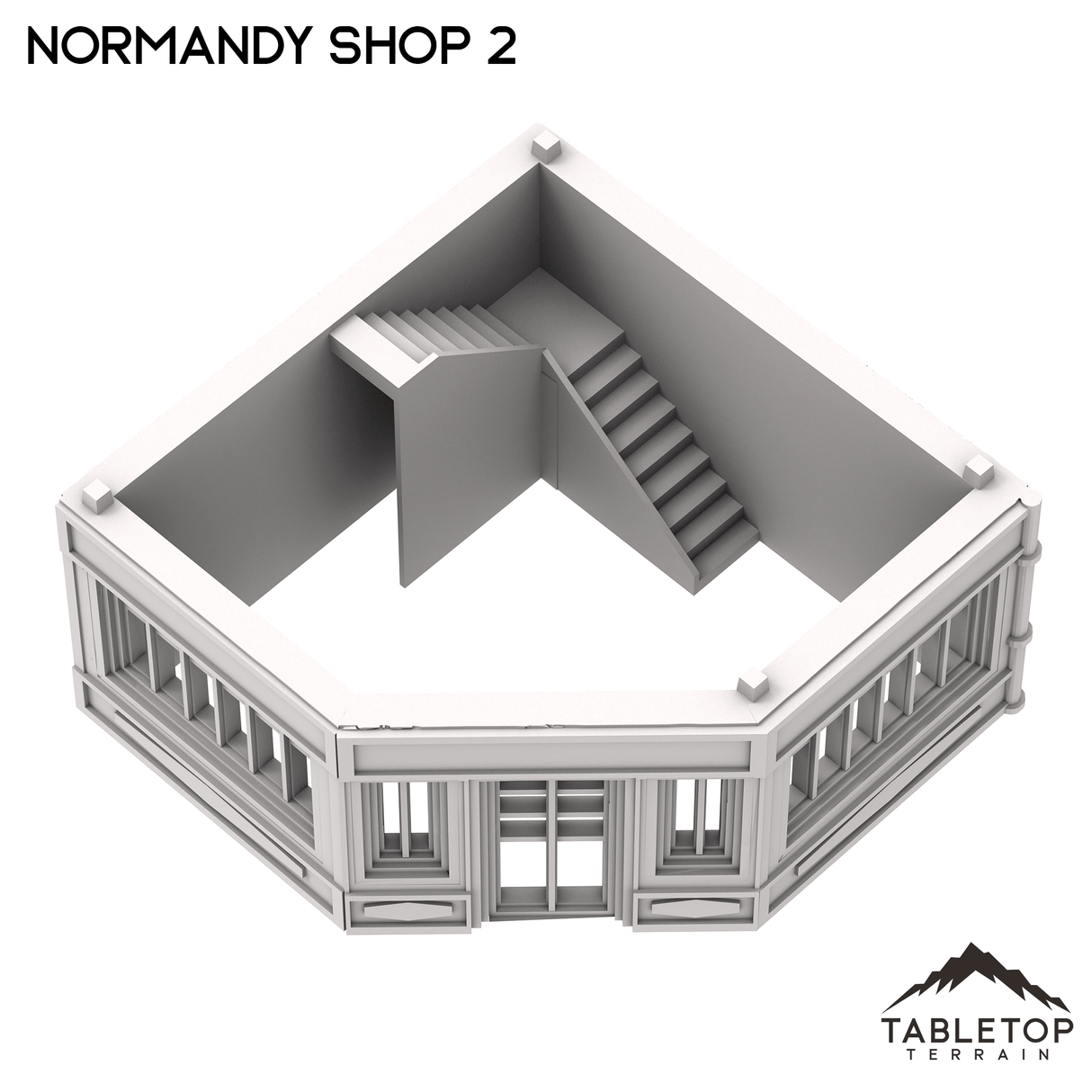 Tabletop Terrain Building Normandy Shop 2 - French Building