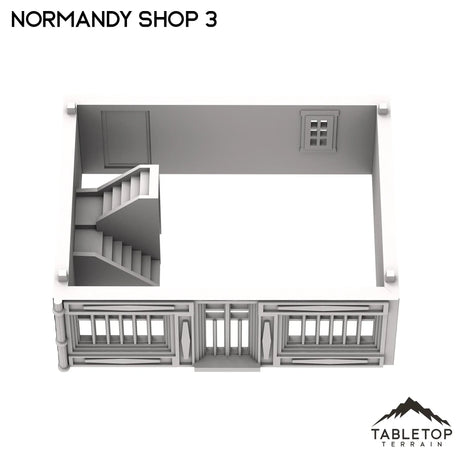 Tabletop Terrain Building Normandy Shop 3 - French Building
