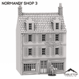 Tabletop Terrain Building Normandy Shop 3 - French Building