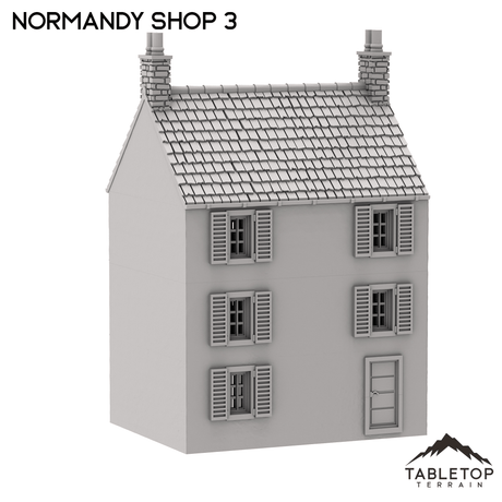 Tabletop Terrain Building Normandy Shop 3 - French Building