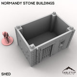 Tabletop Terrain Building Normandy Stone Buildings