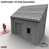 Tabletop Terrain Building Normandy Stone Buildings