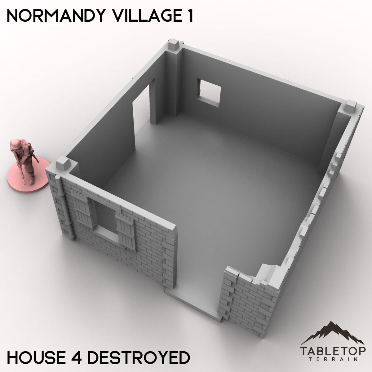 Tabletop Terrain Building Normandy Village 1