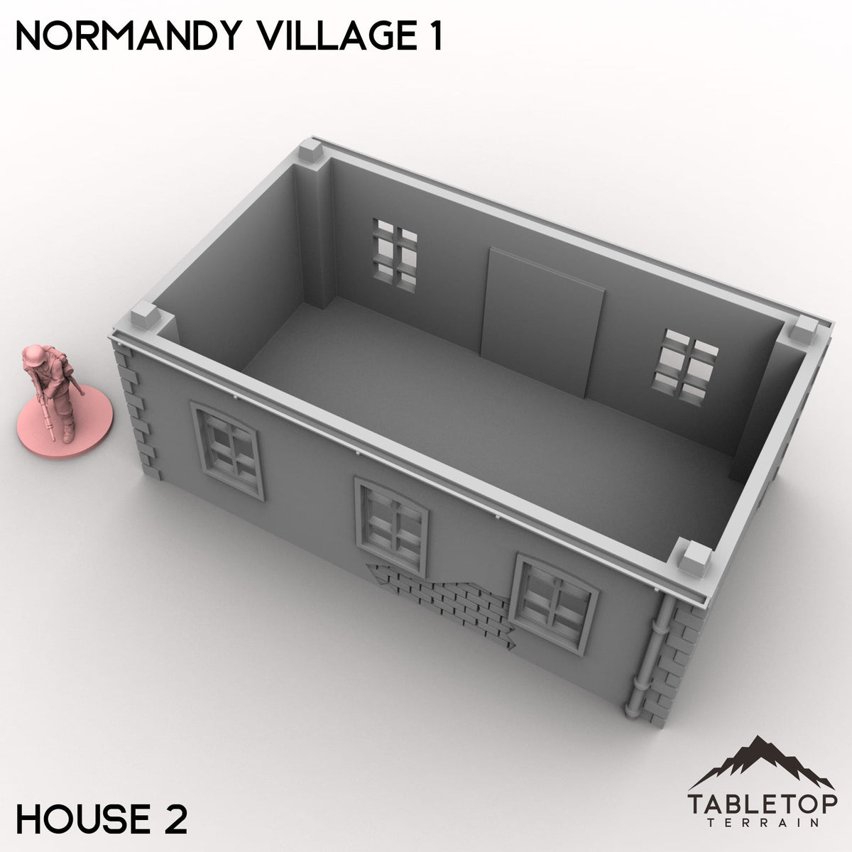 Tabletop Terrain Building Normandy Village 1