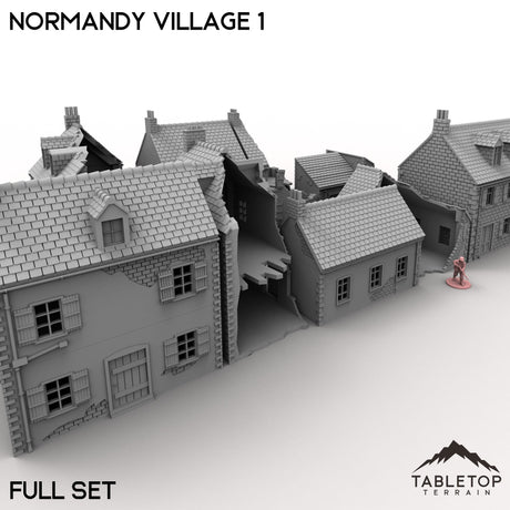 Tabletop Terrain Building Normandy Village 1