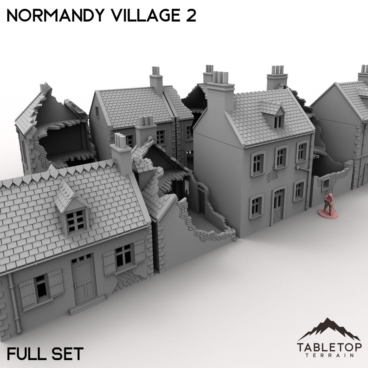 Tabletop Terrain Building Normandy Village 2