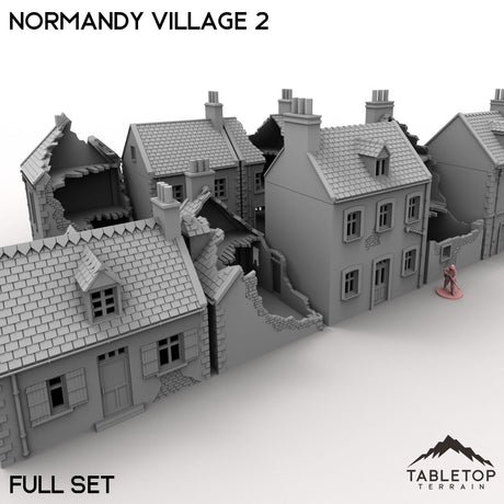 Tabletop Terrain Building Normandy Village 2