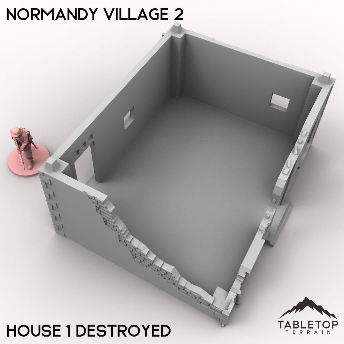 Tabletop Terrain Building Normandy Village 2
