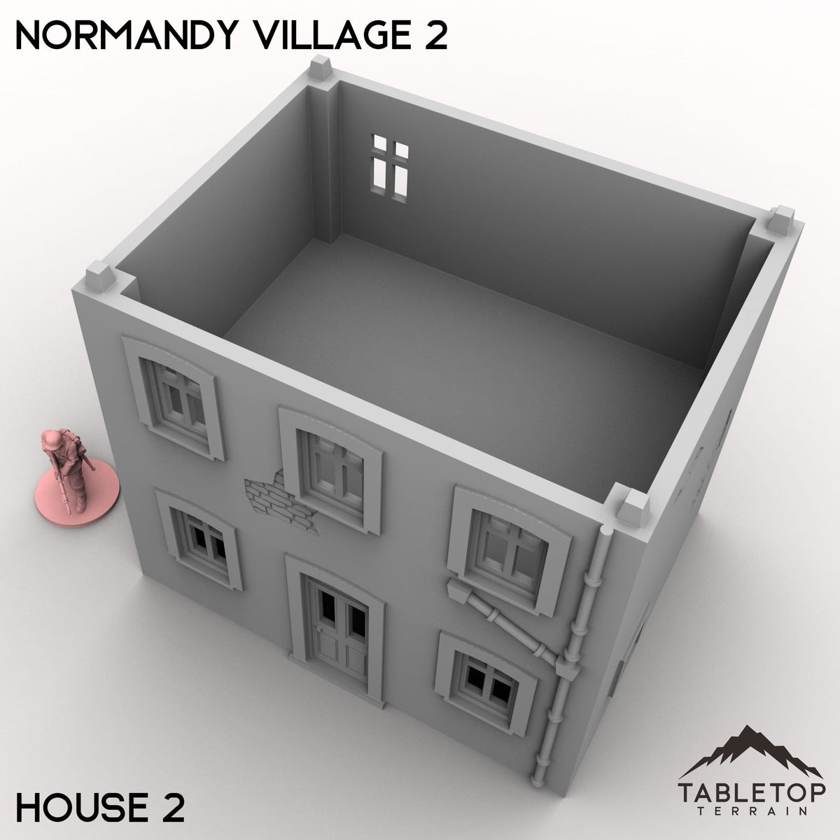 Tabletop Terrain Building Normandy Village 2