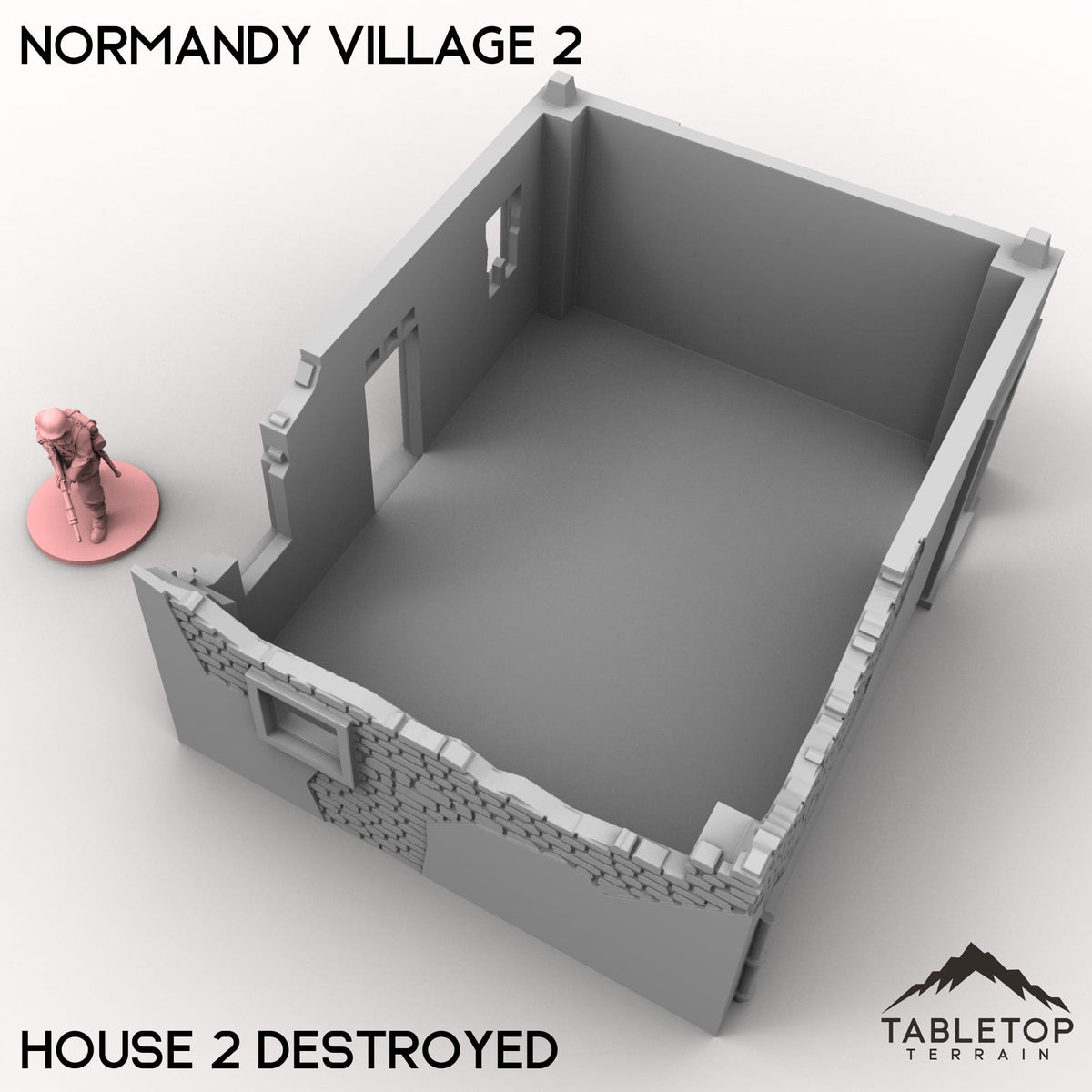 Tabletop Terrain Building Normandy Village 2