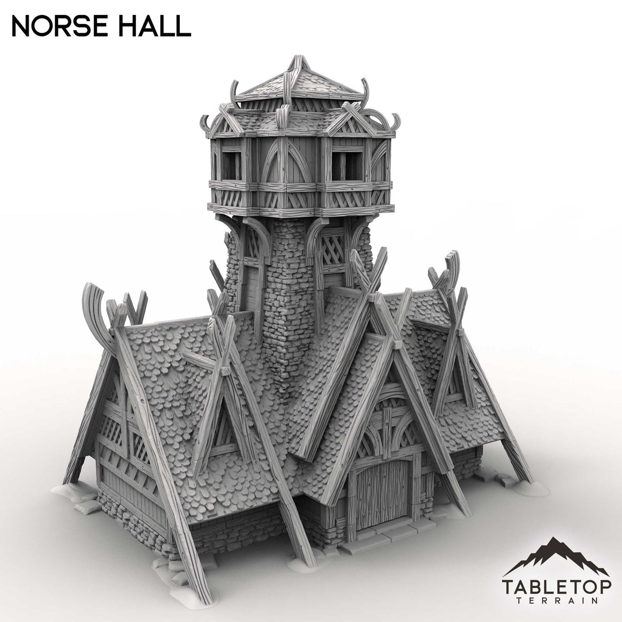 Tabletop Terrain Building Norse Hall
