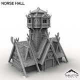 Tabletop Terrain Building Norse Hall