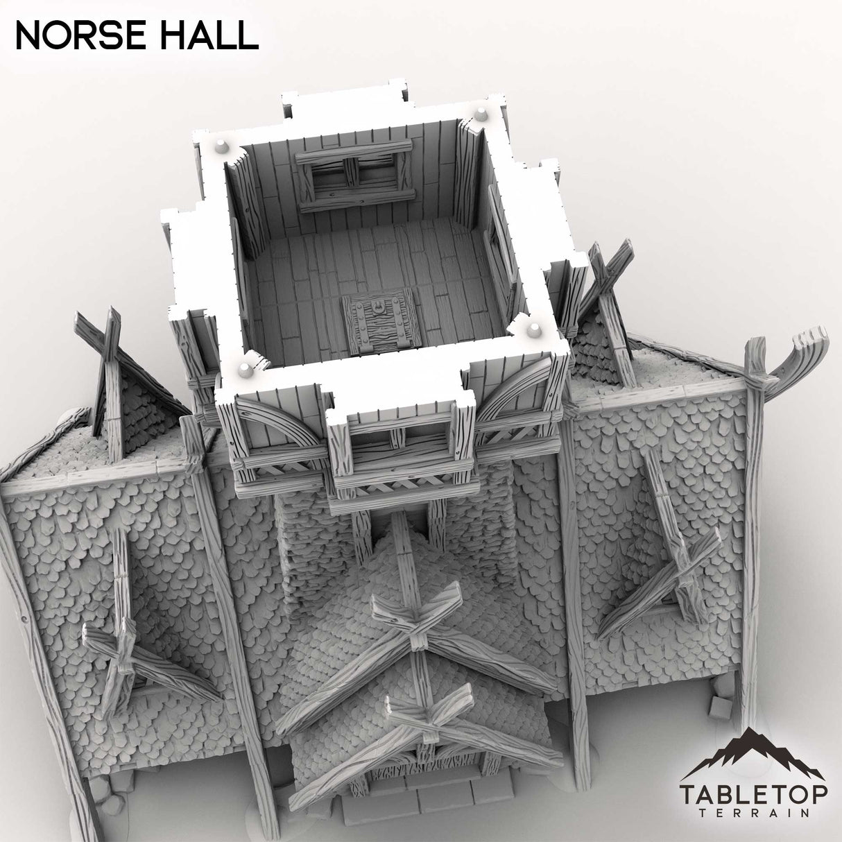 Tabletop Terrain Building Norse Hall