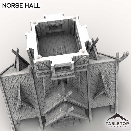 Tabletop Terrain Building Norse Hall